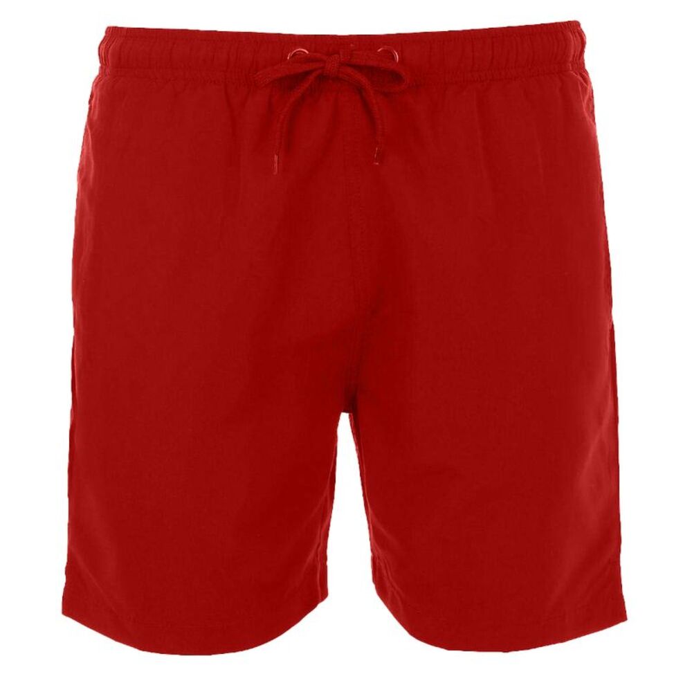SOLS Mens Sandy Swim Shorts / Red